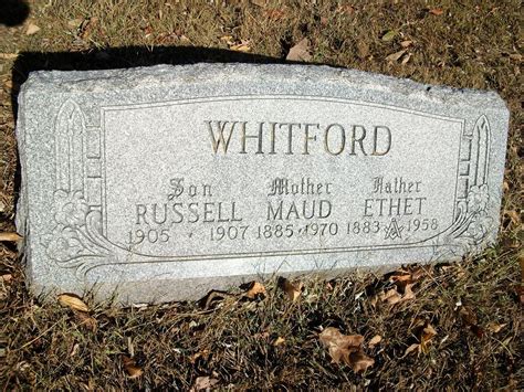 Clarence Ethet Whitford 1883 1958 Find A Grave Memorial