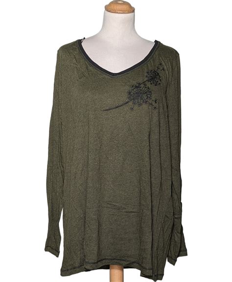 Top occasion JACQUELINE RIU 44 Vert - Friperie en ligne – Once Again