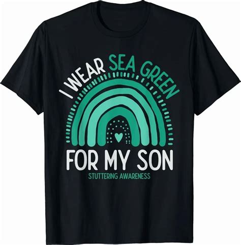 Hot Trending Kiraa Tee With Stammering Stuttering Awareness I Wear Green For Son Unisex S 5Xl T