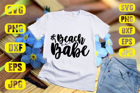 Beach Babe Graphic By Clipart Creative Fabrica