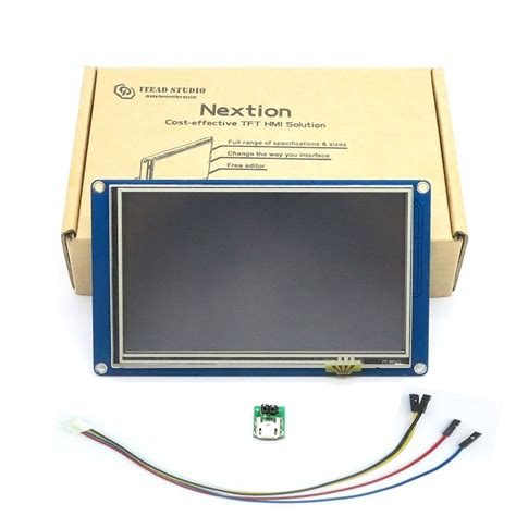 Nextion BASIC NX4832T035-3.5″ HMI TFT LCD Touch Display Module - DarkOct02