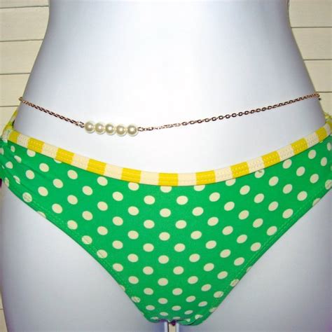 Jewelry Gold Plated Bikini Waist Pearl Belly Chain Bc6 Poshmark