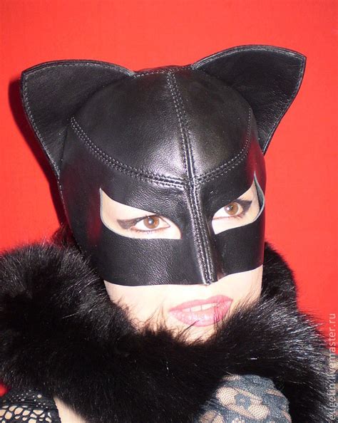 Кожаная Маска Catwoman в интернет-магазине на Ярмарке Мастеров ...
