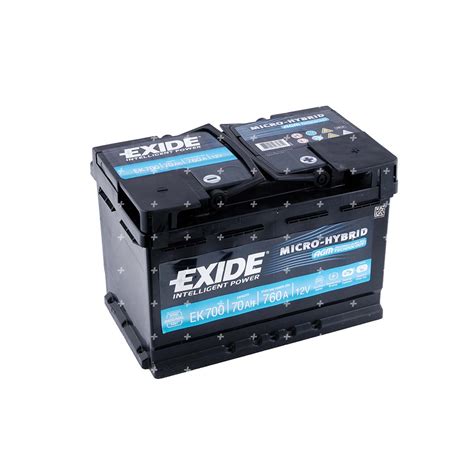 Американски AGM акумулатори EXIDE 70Ah AGM — AKUMULATORI BG за Start/Stop