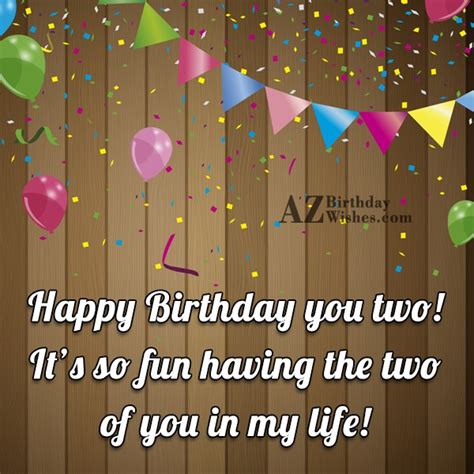 Birthday Wishes For Twins