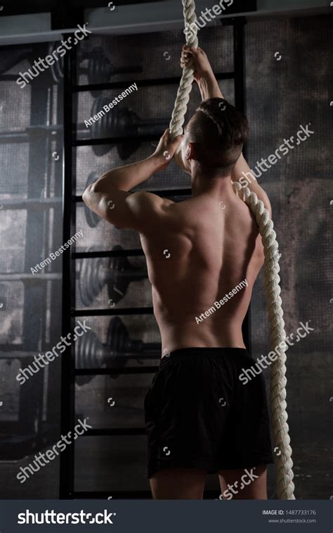 Muscular Guy Naked Torso Sports Shorts Stock Photo Shutterstock