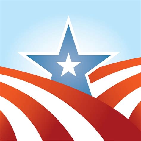 Флаг сша флагом | Бесплатно векторы