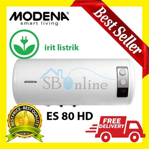 Jual Water Heater Listrik 80 Liter Modena Pemanas Air DISTESO ES 80 HD