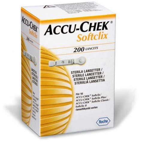 Ланцети Акку Чек Софтклікс (Acce-Chek Softclix) 200шт. для глюкометрів ...
