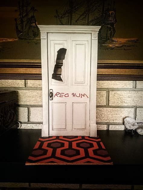 The Shining Realistic Redrum Door Stephen King Diorama Display Etsy