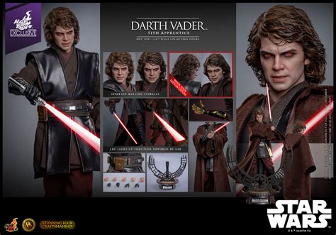 Hot Toys Darth Vader Anakin Skywalker artisan Increíble figura a escala de Star Wars