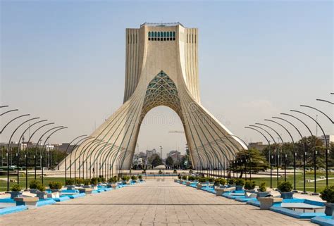 Azadi Tower In Tehran The Capital Of Iran Editorial Photography