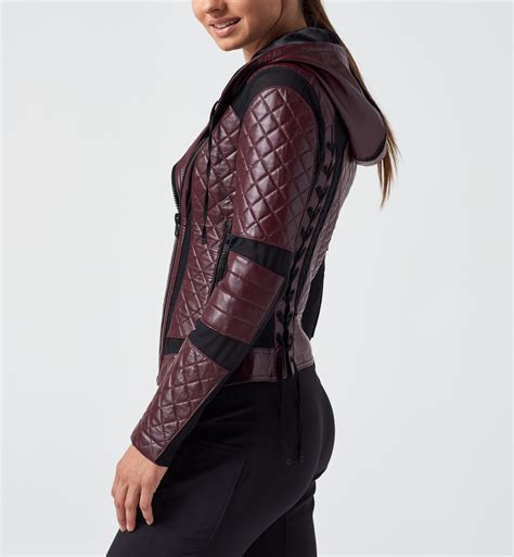 LEATHER VOYAGE HOODED MOTO - Maker of Jacket