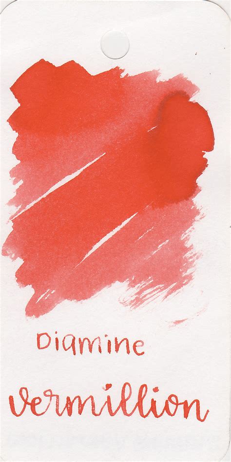 Ink Review 1251 Diamine Vermillion — Mountain Of Ink