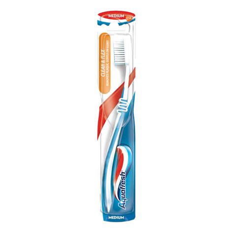 Аквафреш Зубная щетка Clean и Flex средняя купить, описание и ...