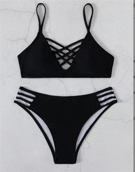 Bikini Swimsuit Set Split Hollow Out Swimsuit Swimsuit On Luulla