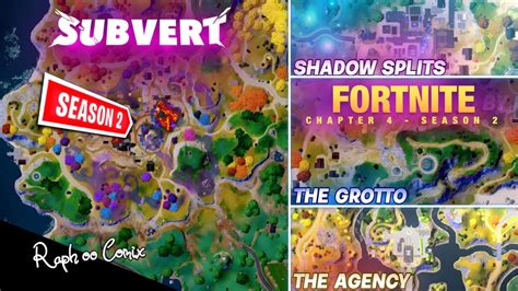 Fortnite Chapter 4 Season 2 Map Subvert Map Concept Youtube