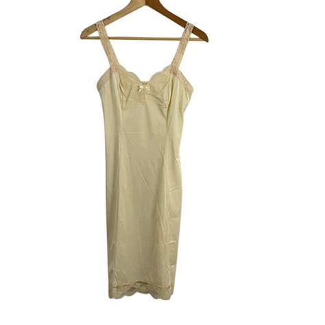Olga Intimates Sleepwear Olga Vintage Slip Dress Lingerie Nightgown Lace Size Poshmark