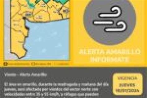 El Smn Emiti Un Alerta Amarillo Por Vientos Intensos En Bah A Blanca Y