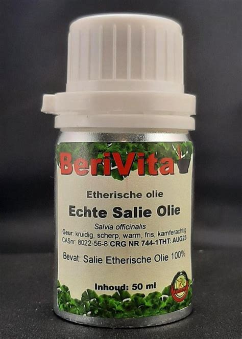 Salie Olie Ml Etherische Salieolie Sage Oil Van Salie Plant