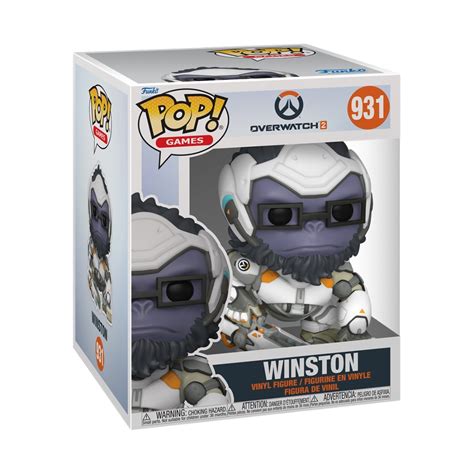 Pop Games Overwatch 2 Jumbo Winston Kopen Funko Pop 931