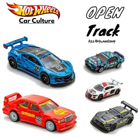 Hot Wheels Open Track SET HW Hotwheels Car Culture Mercy Amg Audi R8 Nissan Skyline Acura