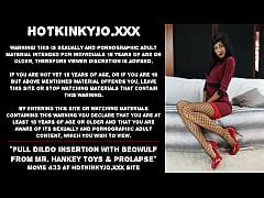 Full Dildo Insertion With Beowulf From Mr Hankey Toys Prolapse Xxx