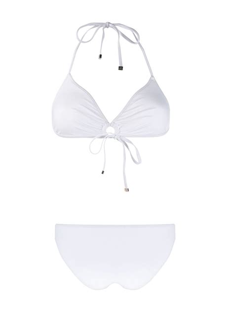 Dolce Gabbana Ring Detail Triangle Bikini Farfetch