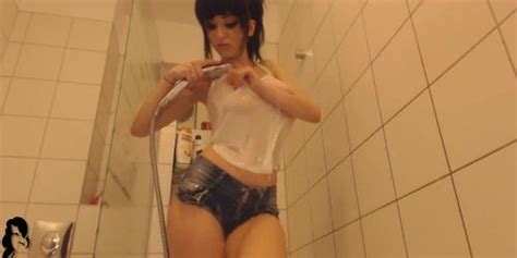 Busty Hotbabe Shower With Dildo Tnaflix