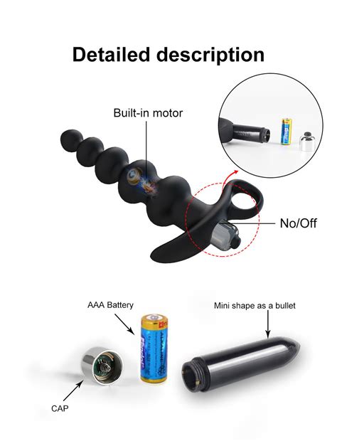 Buy Wholesale China Levett Black Anal Plug With 16 Vibration Modes 100 Waterproof Curved