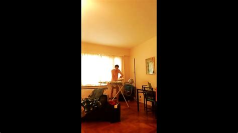 Ironing My Laundry Nude