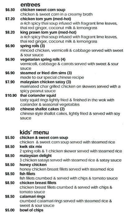 Kwik Stix Menu Menu For Kwik Stix Bedford Park Adelaide Urbanspoon