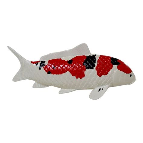 Ceramic Koi Fish Figure Koi Fish Koi Handmade Ceramics