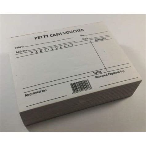 Petty Cash Voucher Pads Lazada Ph