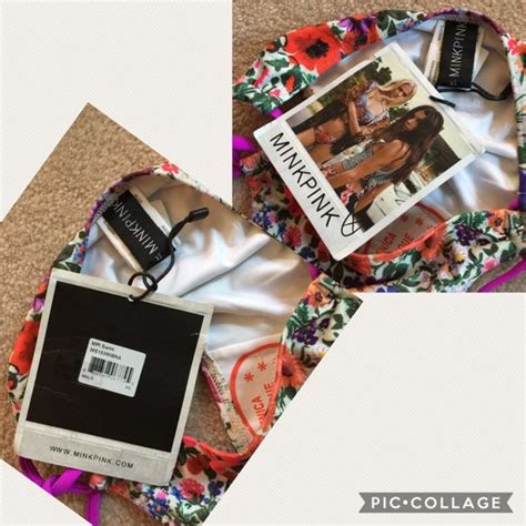 MINKPINK Swim Minkpink Xs Secret Garden Frill Bikini Bottom Poshmark