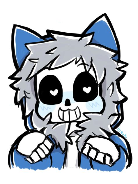 Наклейка Неко-Санс :3 PNG - AVATAN PLUS