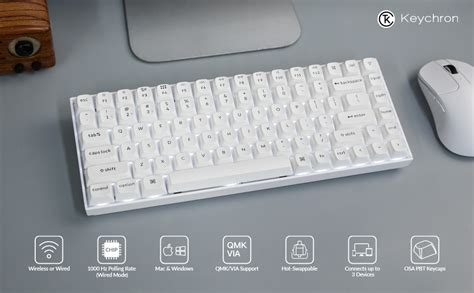 Amazon Keychron K Pro QMK VIA Custom Wireless Mechanical Keyboard Hot Swappable