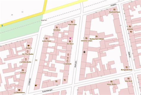 Restaurant Und Variet Walhalla Stadtplan Mit Luftbild Und Hotels Von