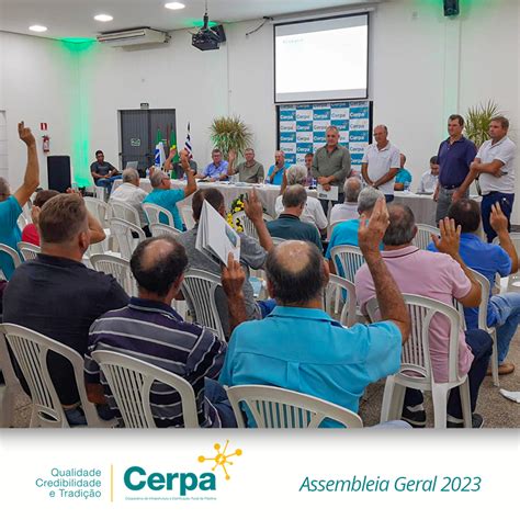 Assembleia Geral Ordinária Cerpa 2023 Assembleia Geral Ordinária