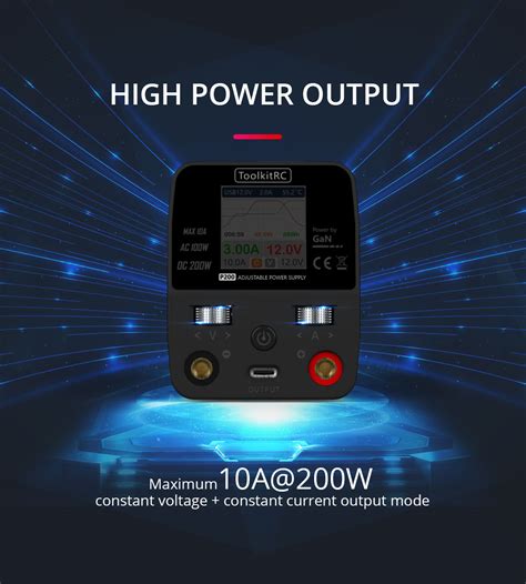 ToolkitRC P200 Smart Desktop Power Supply - Unmanned Tech UK FPV Shop