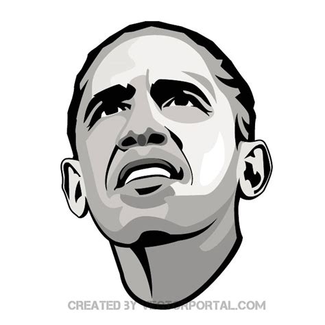 Barack Obama graphics Royalty Free Stock SVG Vector