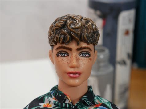 Ooak Barbie Ken Fashionistas Doll 184 Repaint Barbies Dolls