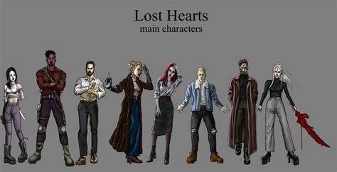 Lost Hearts main characters charadesigns. by rokugeni on DeviantArt