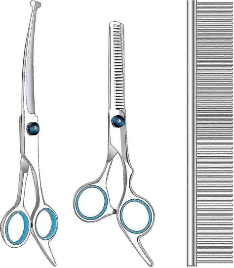 Professional Dog Grooming Scissors With Safety Round Tipspet Grooming