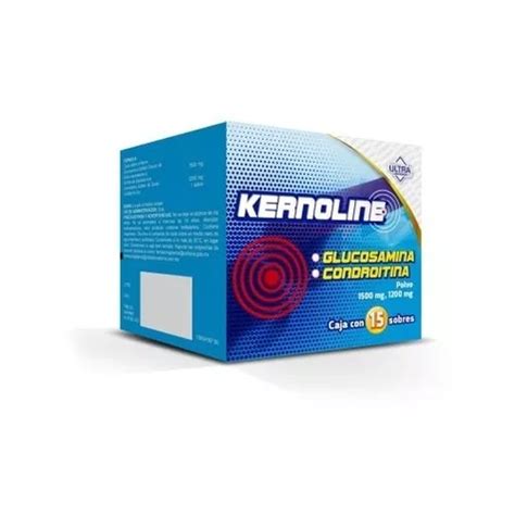 Kernoline Glucosamina Condroitina 1500 1200mg Con 15 Sobres Envío gratis