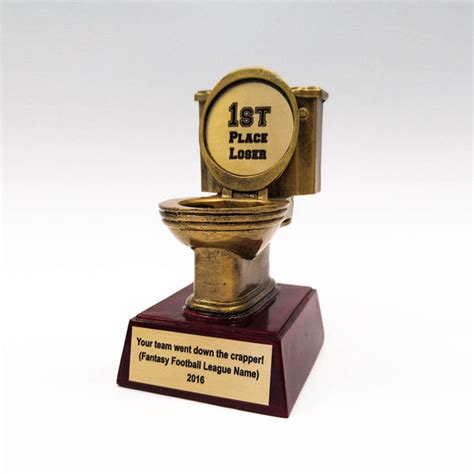 Toilet Bowl Fantasy Football Loser Trophy Mydraftday