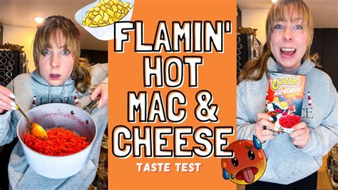 Flamin Hot Mac Cheese Taste Test YouTube