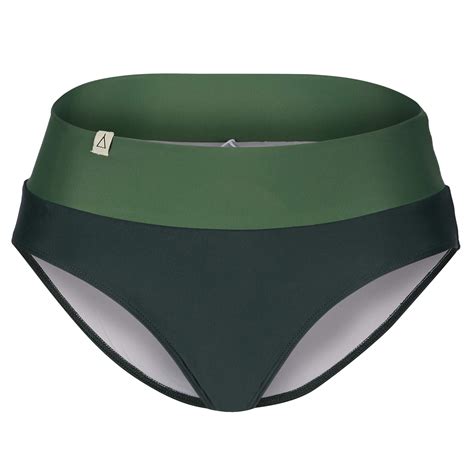 Inaska Soft Waist Bikini Bottom Flow Dark Green Bikini Damen Bikini