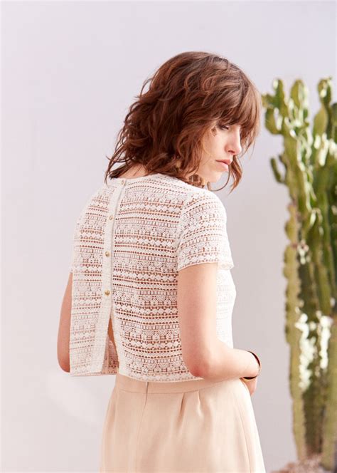 Robe Nine Nude Écru Coton Sézane