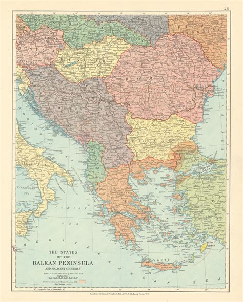 Balkan Peninsula Physical Map